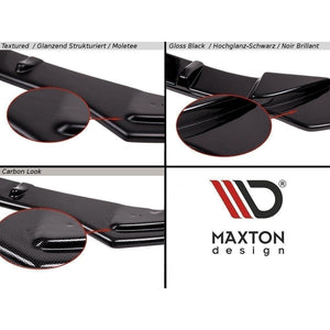 Maxton side splitters til Ford Focus ST Mk2 Facelift – blank sort – billede 3 af 4