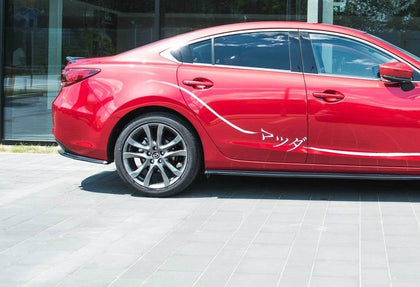Maxton side splitters til Mazda 6 GJ (Mk3) Facelift – blank sort – billede 4 af 4