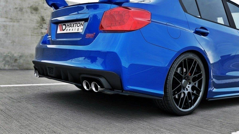 Maxton side splitters til Subaru WRX STI Mk4 / Mk4 Facelift – blank sort – billede 1 af 5