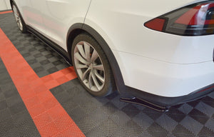Maxton side splitters til Tesla Model X – blank sort – billede 1 af 6