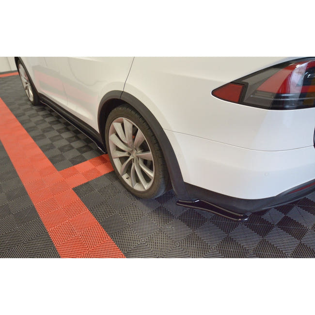 Maxton side splitters til Tesla Model X – blank sort – billede 1 af 6