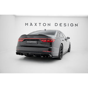 Maxton side splitters til Audi S8 D5 – blank sort – billede 2 af 6