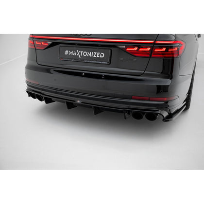 Maxton side splitters til Audi S8 D5 – blank sort – billede 3 af 6