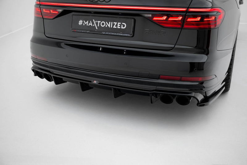 Maxton side splitters til Audi S8 D5 – blank sort – billede 3 af 6