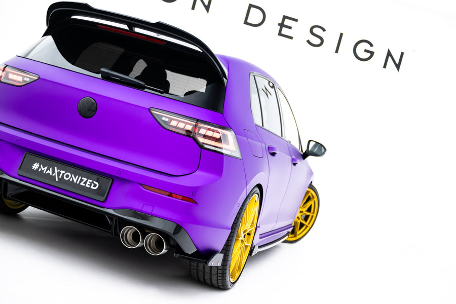 Maxton side splitters til Volkswagen Golf R Hatchback Mk8 Facelift – blank sort – billede 1 af 5