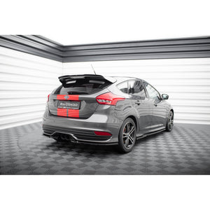 Maxton side splitters til Ford Focus ST Mk3 Facelift – blank sort – billede 2 af 5