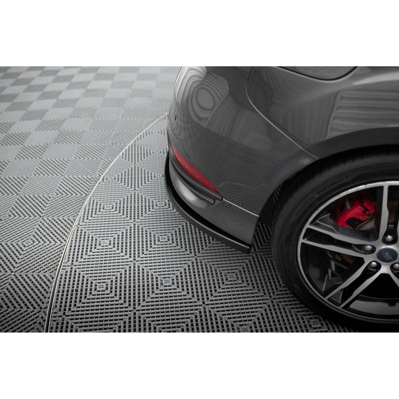 Maxton side splitters til Ford Focus ST Mk3 Facelift – blank sort – billede 3 af 5