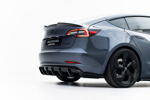 Maxton side splitters til Tesla Model 3 – blank sort – billede 3 af 6
