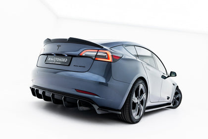 Maxton side splitters til Tesla Model 3 – blank sort – billede 4 af 6