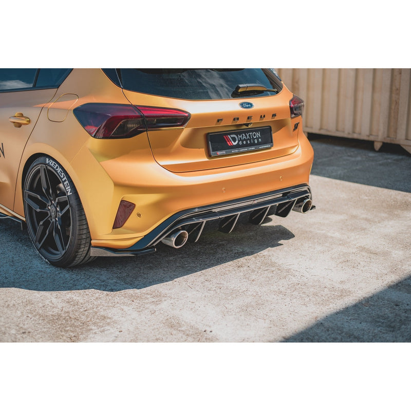Maxton side splitters til Ford Focus Hatchback ST Mk4 – blank sort – billede 6 af 10
