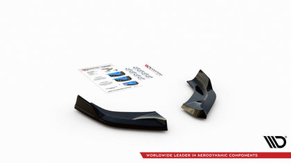 Maxton side splitters til Hyundai I30 N Hatchback Mk3 Facelift – blank sort – billede 4 af 5