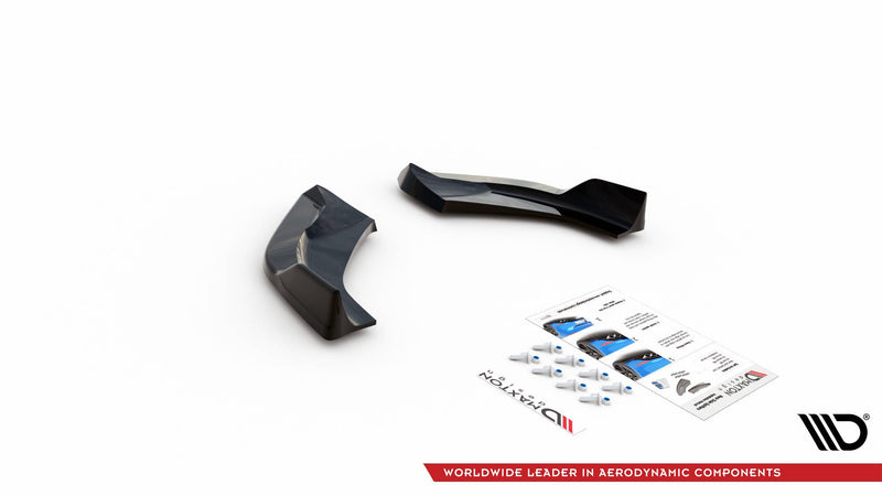 Maxton side splitters til Hyundai I30 N Hatchback Mk3 Facelift – blank sort – billede 5 af 5