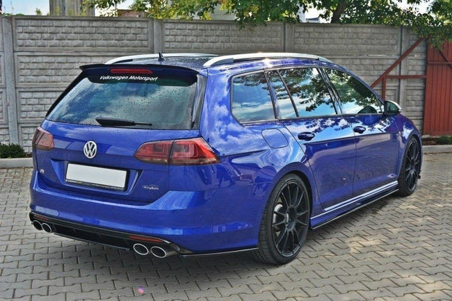 Maxton side splitters til Volkswagen Golf Mk7 R Variant – blank sort – billede 2 af 4