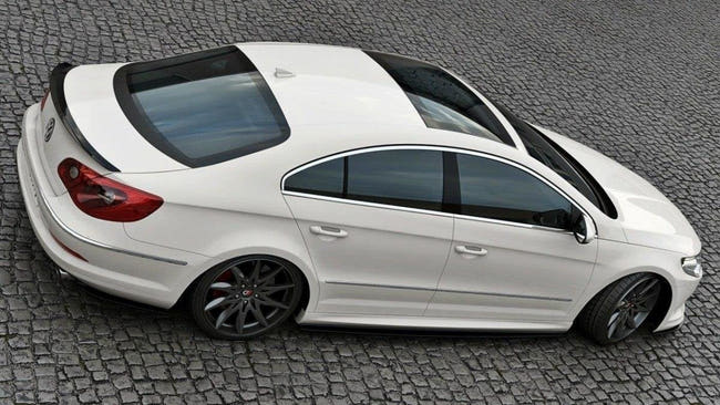 Maxton side splitters til Volkswagen Passat CC R36 Rline (Preface) – blank sort – billede 2 af 3