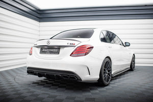 Maxton side splitters til Mercedes-Benz C W205 / S205 63AMG – blank sort – billede 2 af 5