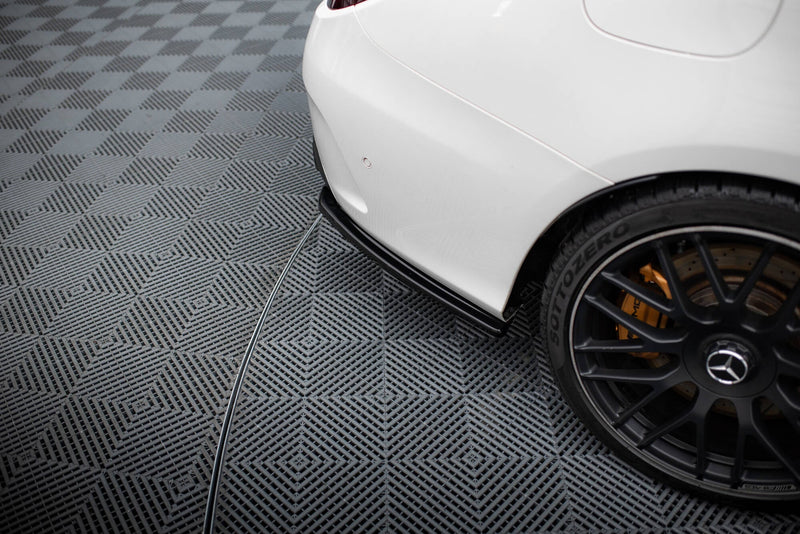 Maxton side splitters til Mercedes-Benz C W205 / S205 63AMG – blank sort – billede 3 af 5