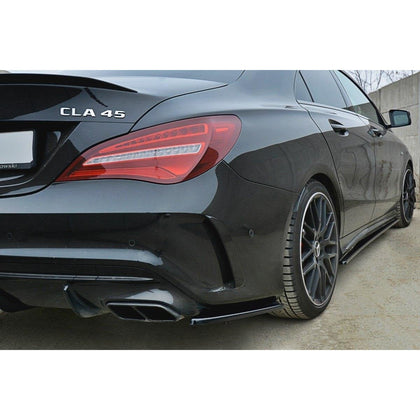 Maxton side splitters til Mercedes CLA A45 AMG C117 Facelift – blank sort – billede 1 af 4