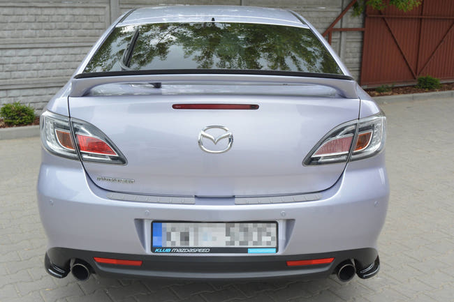 Maxton side splitters til Mazda 6 Mk2 Sport Hatch (GH-SERIES) – blank sort – billede 2 af 4