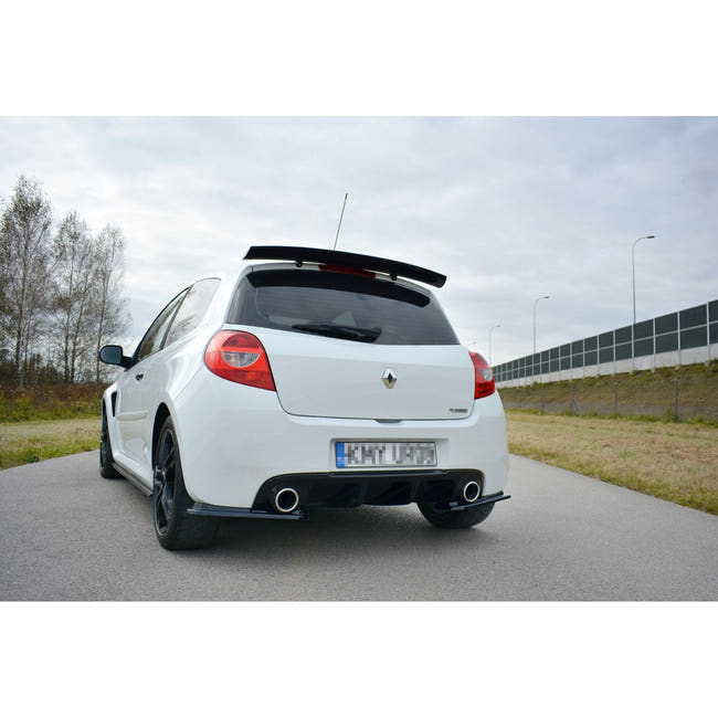 Maxton side splitters til Renault Clio Mk3 RS Facelift – blank sort – billede 2 af 4