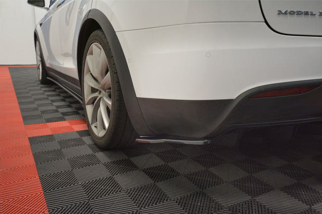 Maxton side splitters til Tesla Model X – blank sort – billede 1 af 6