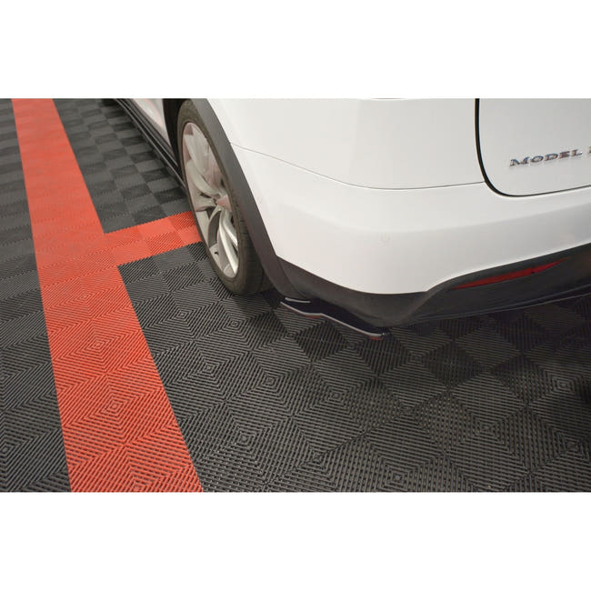 Maxton side splitters til Tesla Model X – blank sort – billede 2 af 6