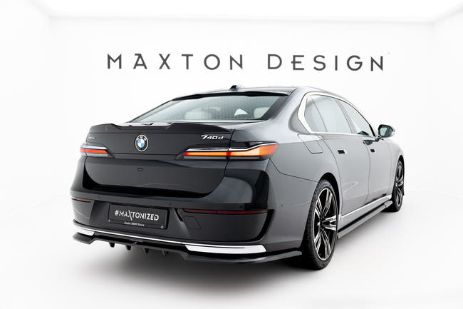 Maxton spoiler cap til BMW 7 G70 – blank sort – billede 2 af 7