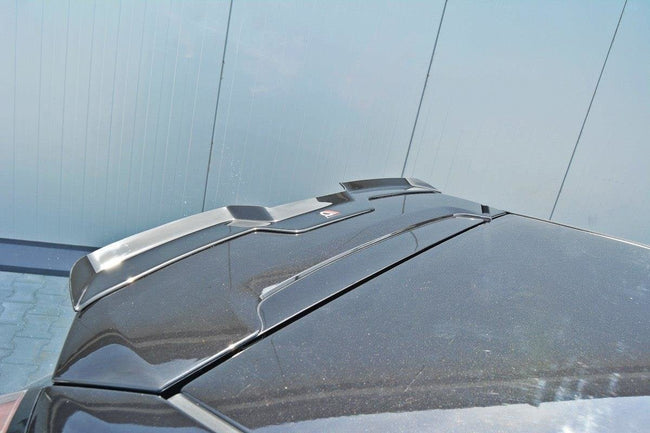 Maxton spoiler cap til Abarth Punto Evo – blank sort – billede 1 af 6