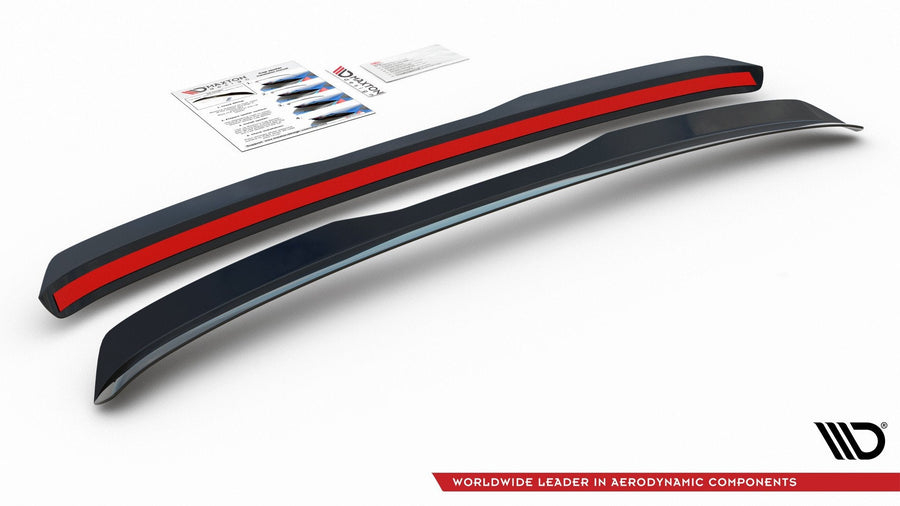 Maxton spoiler cap til Audi A3 8L – blank sort – billede 1 af 2