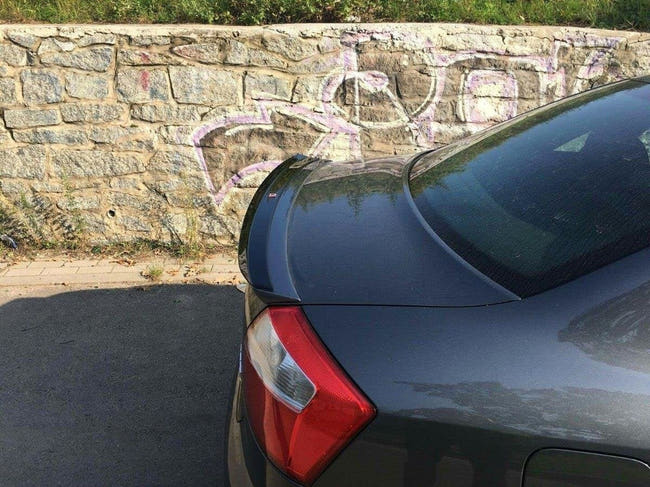Maxton spoiler cap til Audi A4 S-Line B6 Sedan – blank sort – billede 2 af 5