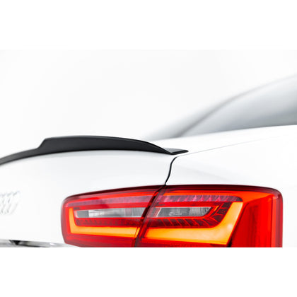 Maxton spoiler cap til Audi A6 / A6 S-line / S6 Sedan C7 Facelift – blank sort – billede 4 af 6
