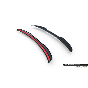 Maxton spoiler cap til Audi A6 / A6 S-line / S6 Sedan C7 Facelift – blank sort – billede 6 af 6
