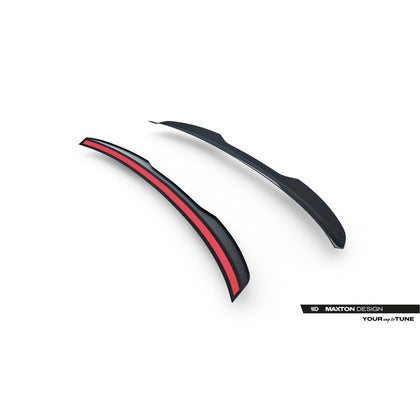 Maxton spoiler cap til Audi A6 / A6 S-line / S6 Sedan C7 Facelift – blank sort – billede 6 af 6