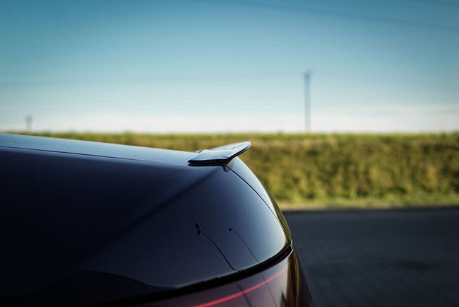 Maxton spoiler cap til Audi A6 S-Line C6 Facelift Sedan – blank sort – billede 2 af 9