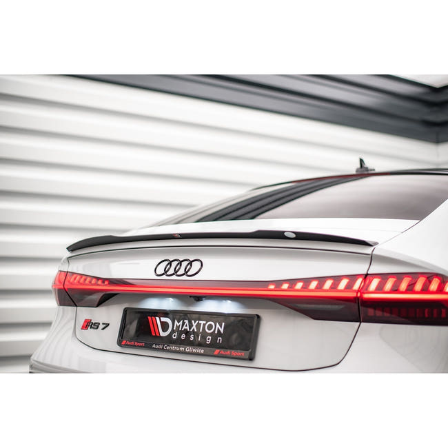 Maxton spoiler cap til Audi A7 C8 / C8 S-Line / S7 C8 / RS7 C8 – blank sort – billede 1 af 9