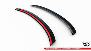 Maxton spoiler cap til Audi A8 D4 – blank sort – billede 4 af 5