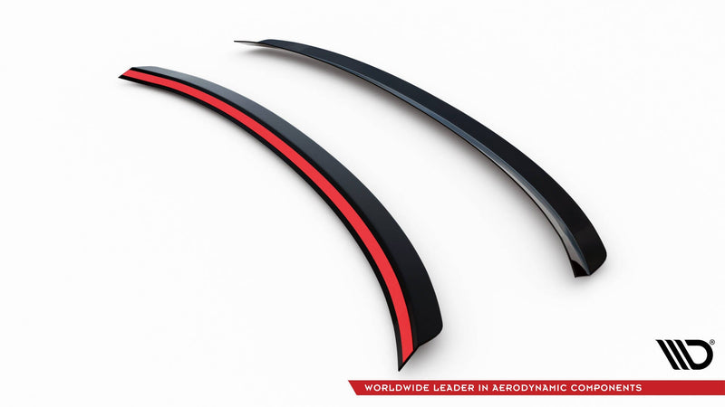 Maxton spoiler cap til Audi A8 D4 – blank sort – billede 4 af 5