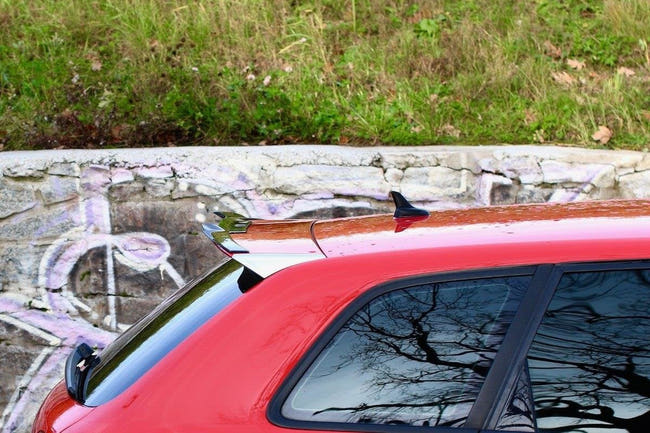 Maxton spoiler cap til Audi RS3 8P – blank sort – billede 2 af 4