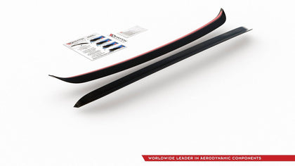 Maxton spoiler cap til Audi S3 8L – blank sort – billede 2 af 2