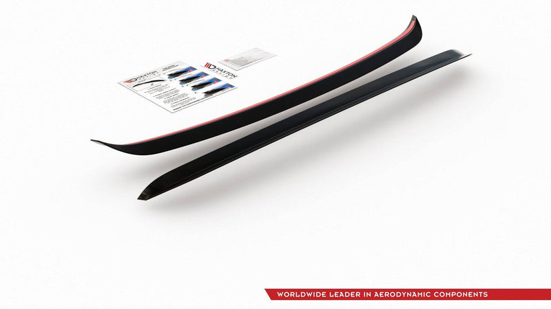 Maxton spoiler cap til Audi S3 8L – blank sort – billede 2 af 2
