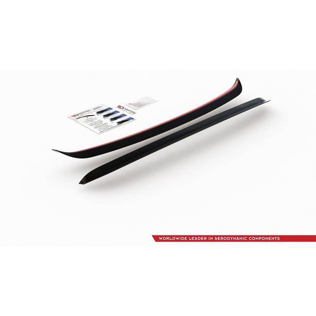Maxton spoiler cap til Audi S3 8L – blank sort – billede 2 af 2