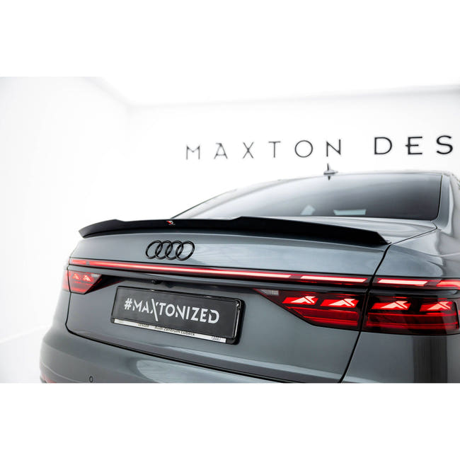 Maxton spoiler cap til Audi S8 / A8 S-Line D5 Facelift – blank sort – billede 1 af 6