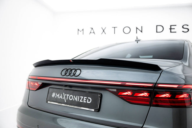 Maxton spoiler cap til Audi S8 / A8 S-Line D5 Facelift – blank sort – billede 1 af 6