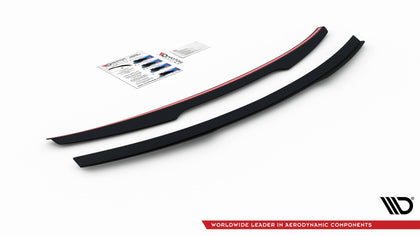 Maxton spoiler cap til Audi S8 D3 – blank sort – billede 4 af 5