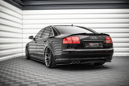 Maxton spoiler cap til Audi S8 D3 – blank sort – billede 2 af 5