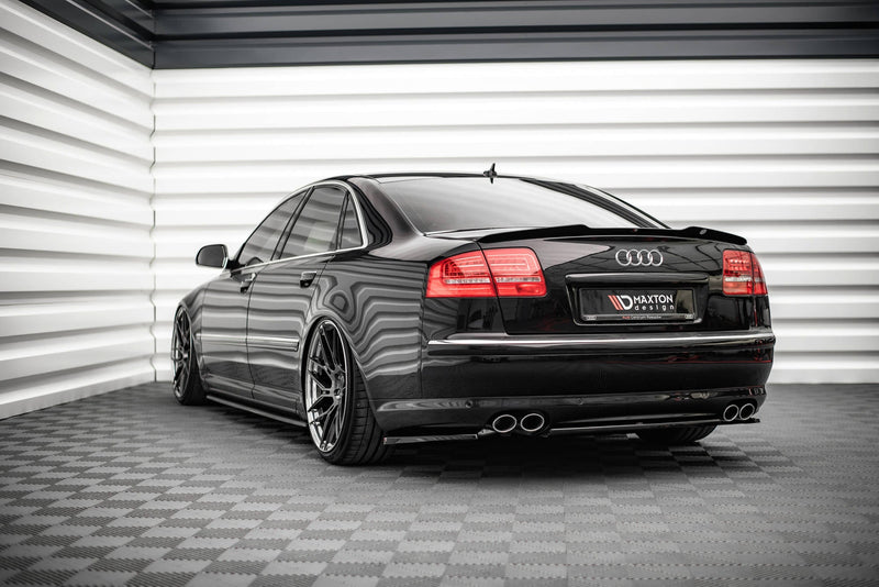 Maxton spoiler cap til Audi S8 D3 – blank sort – billede 2 af 5