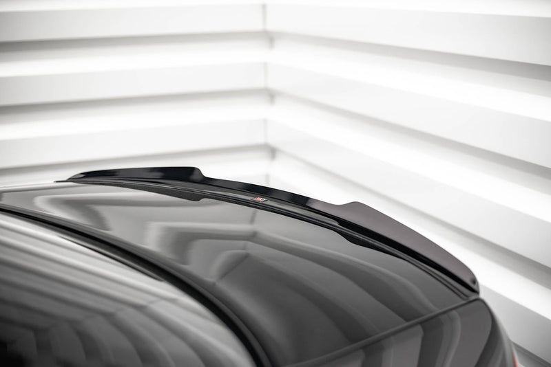 Maxton spoiler cap til Audi S8 D3 – blank sort – billede 3 af 5
