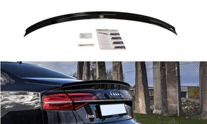Maxton spoiler cap til Audi S8 D4 Facelift – blank sort – billede 1 af 4