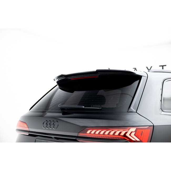 Maxton spoiler cap til Audi SQ7 / Q7 S-Line Mk2 / Mk2 Facelift – blank sort – billede 2 af 6
