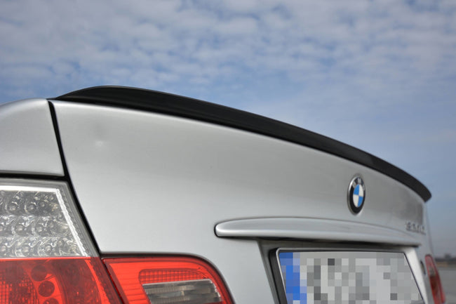 Maxton spoiler til BMW 3 E46 Coupe – blank sort – billede 1 af 6