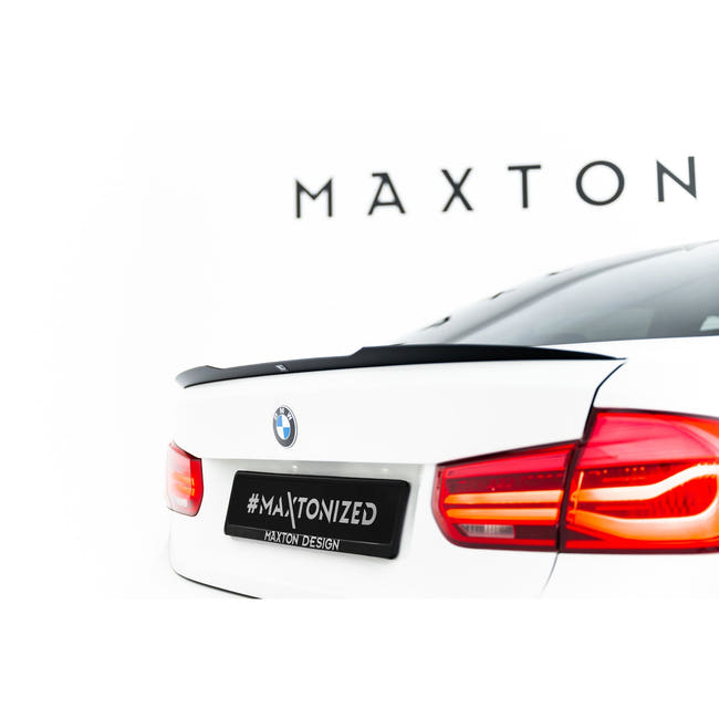 Maxton spoiler til BMW 3 Sedan F30 – blank sort – billede 1 af 4